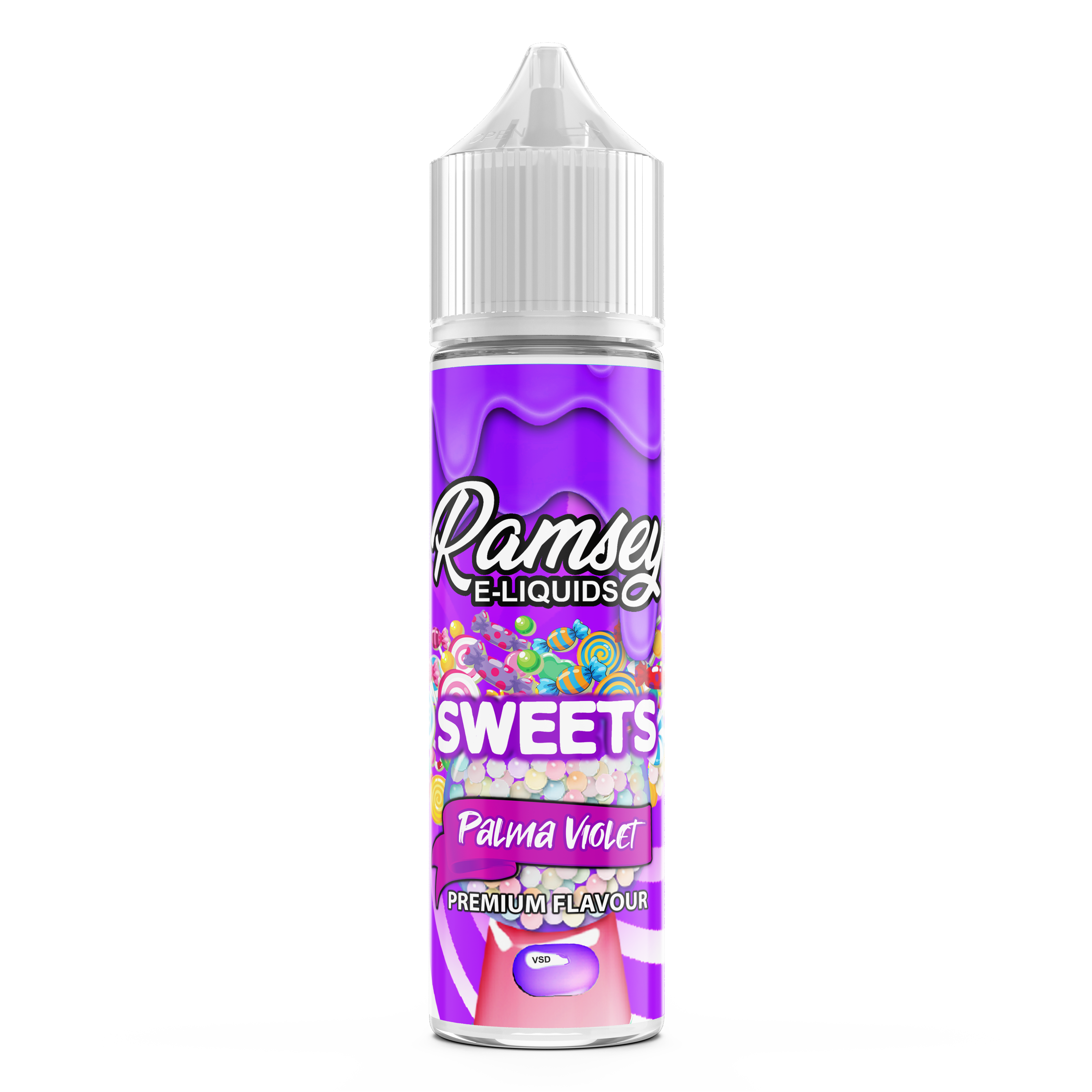 Ramsey E-Liquids Sweets Palma Violets 0mg 50ml Shortfill E-Liquid