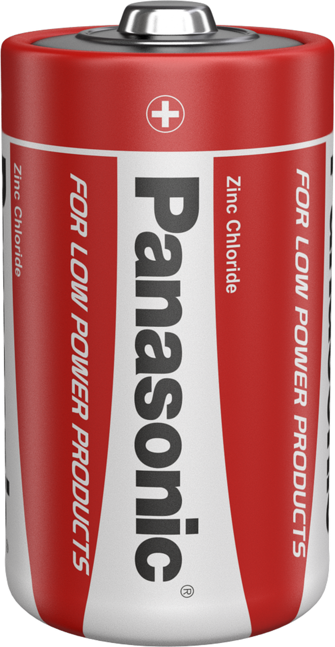 Panasonic D R20 Zinc Carbon Batteries (24pcs)