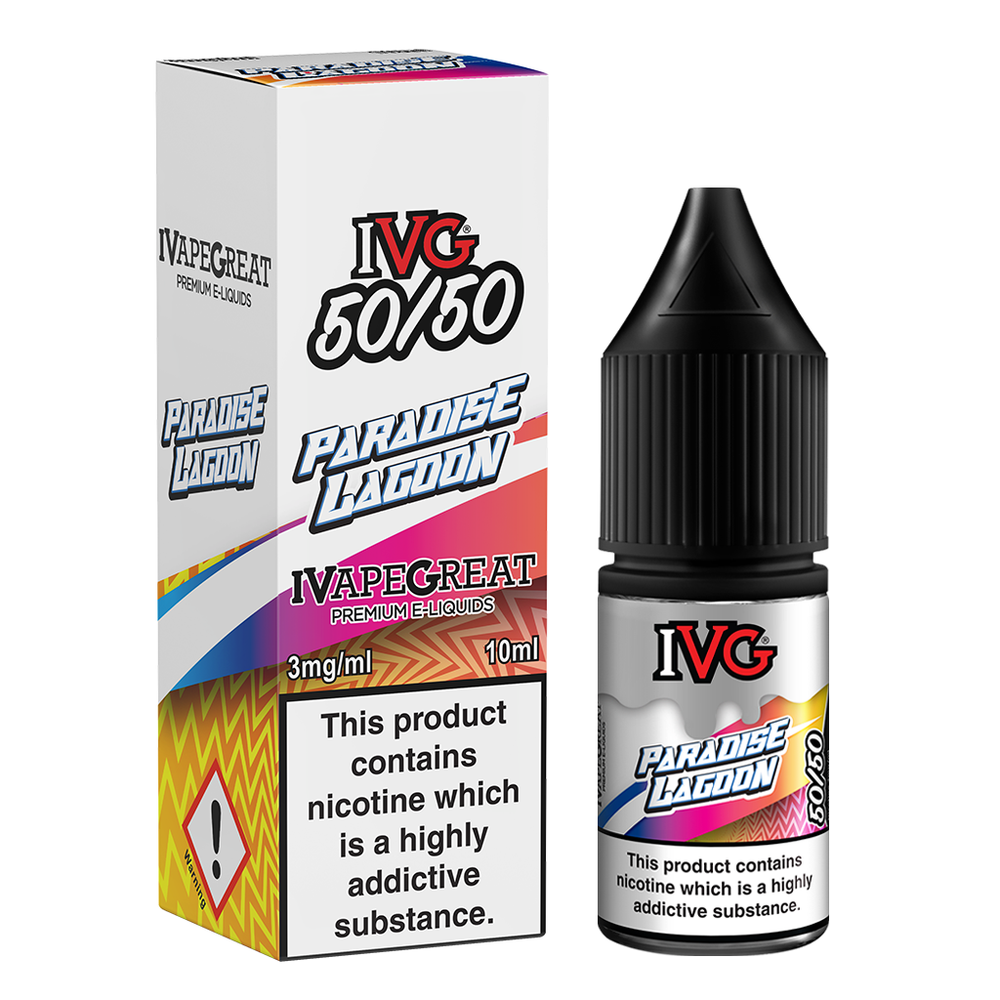 IVG Crushed 50/50 Paradise Lagoon 10ml E-Liquid