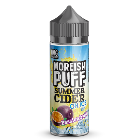 Moreish Puff Summer Cider on Ice Passionfruit 100ml Shortfill