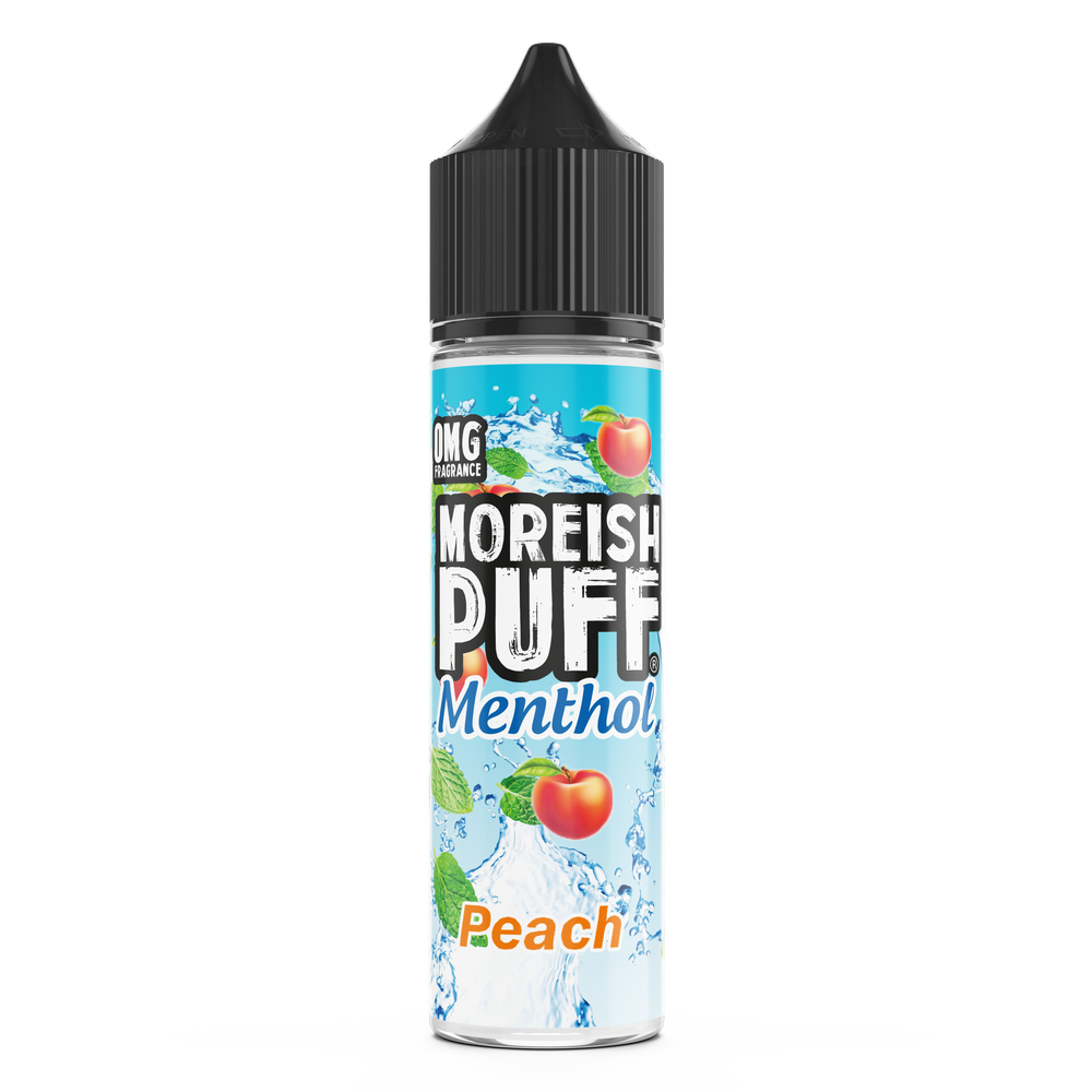 Moreish Puff Menthol Peach 50ml Shortfill