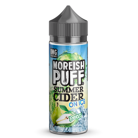 Moreish Puff Summer Cider on Ice Pear 100ml Shortfill