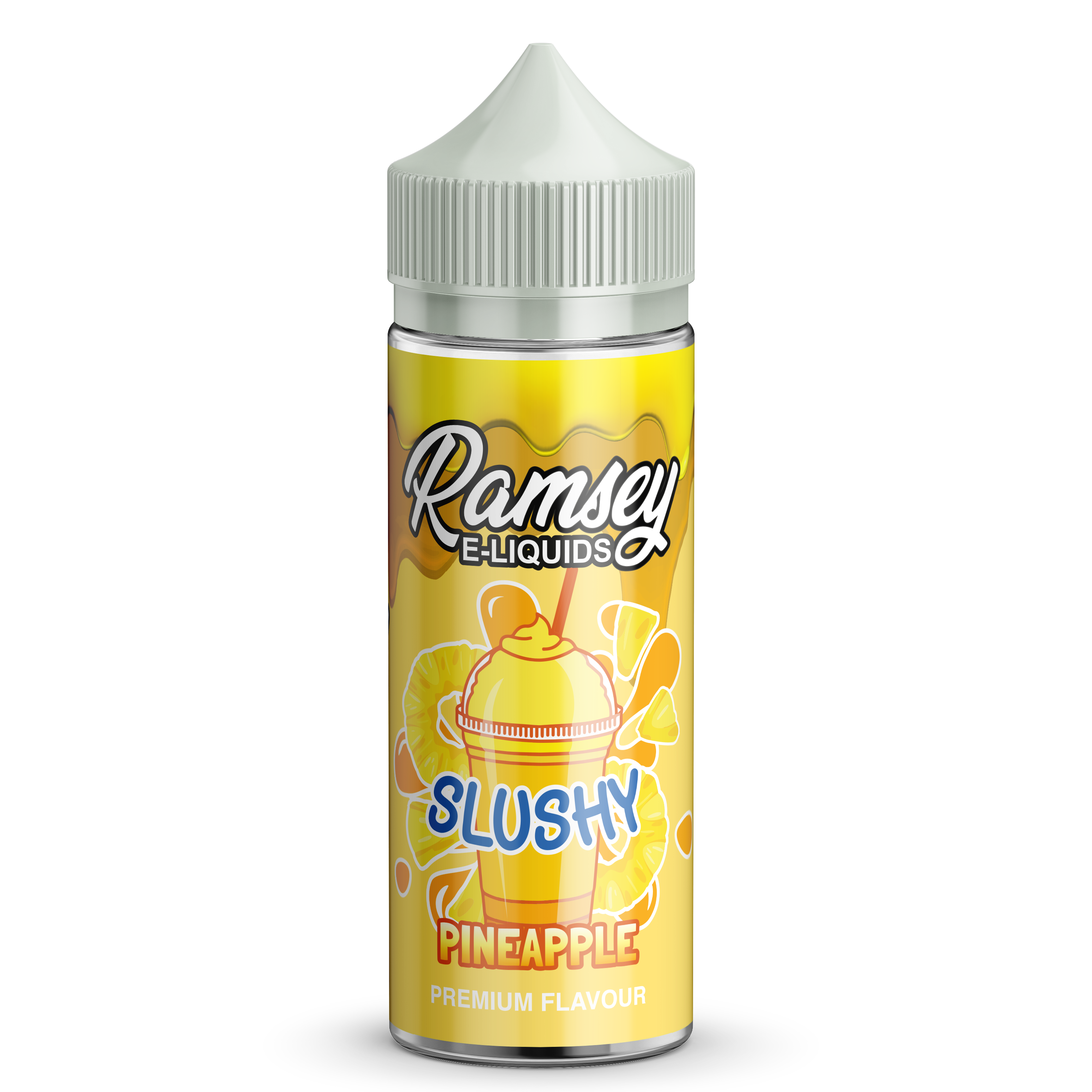Ramsey E-Liquids Slushy Pineapple 0mg 100ml Shortfill E-Liquid