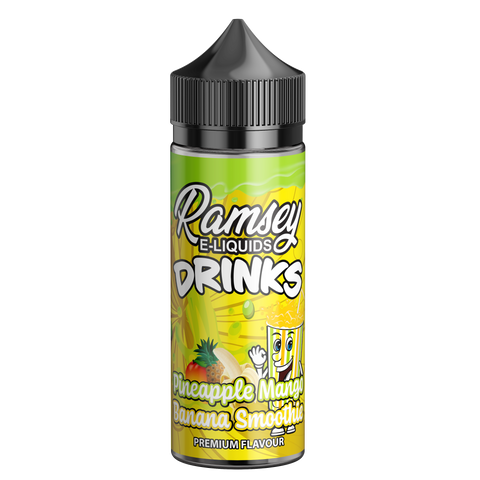 Ramsey E-Liquids Drinks Pineapple Mango Banana Smoothie 100ml Shortfill