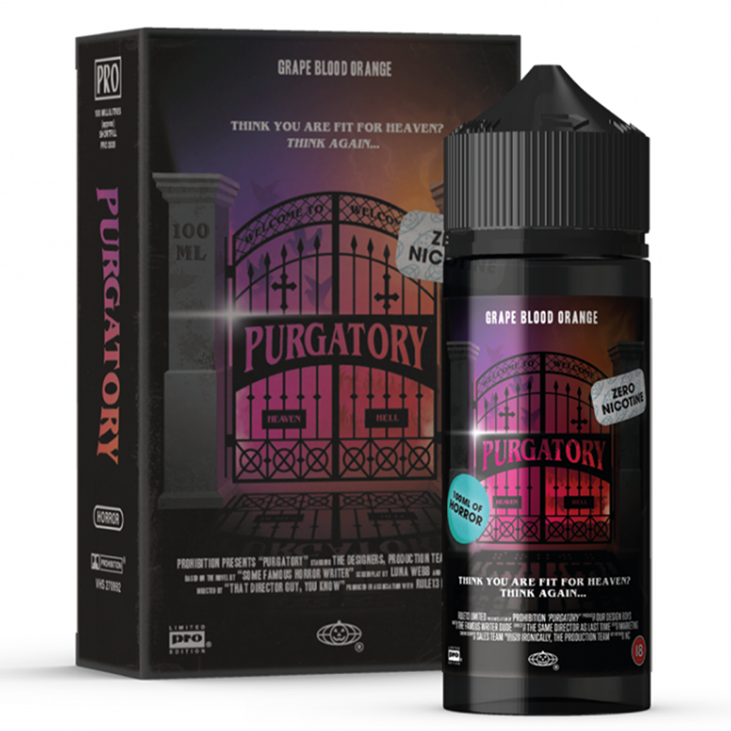 Prohibition Vape Purgatory 0mg 100ml Shortfill E-Liquid