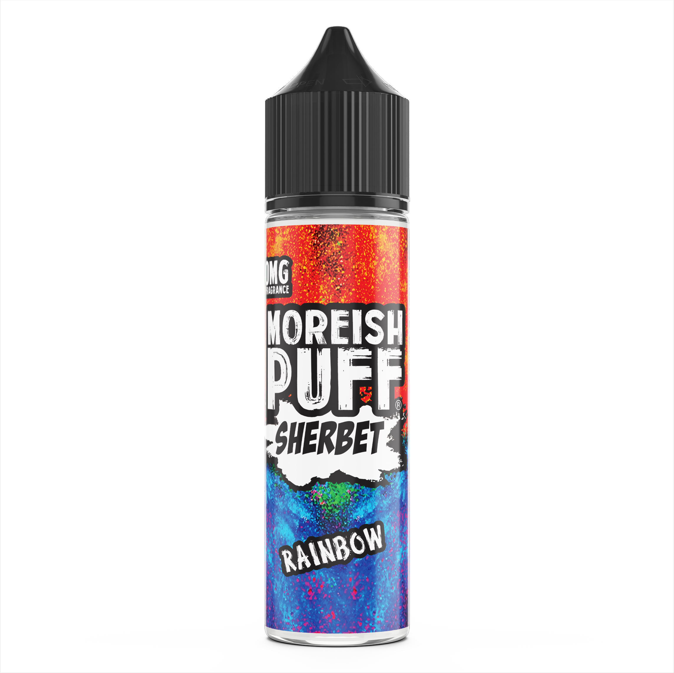 Moreish Puff Sherbet: Rainbow Sherbet 0mg 50ml Shortfill E-Liquid