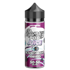 Ramsey Pod Juice Blackcurrant Aniseed 100ml Shortfill