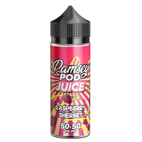 Ramsey Pod Juice Raspberry Sherbet 100ml Shortfill