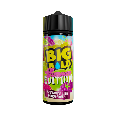 Big Bold Summer Edition Raspberry, Lime & Loganberry 100ml Shortfill