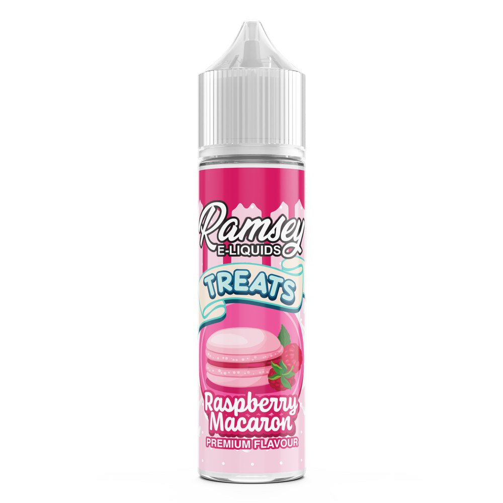 Ramsey E-Liquids Treats Raspberry Macaroon 50ml Shortfill