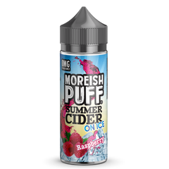 Moreish Puff Summer Cider on Ice Raspberry 100ml Shortfill