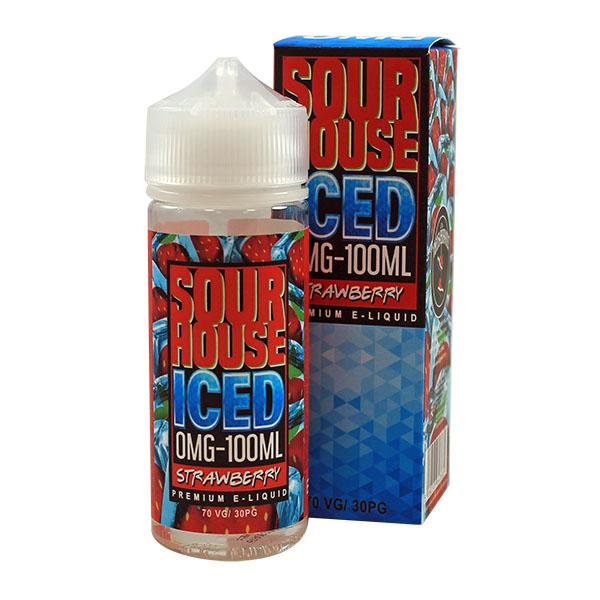 The Neighbourhood E-Liquid Sour House: Sour Strawberry Iced 0mg 100ml Shortfill E-Liquid