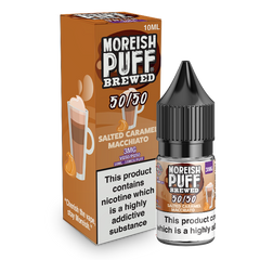 Moreish Puff Brewed 50/50 Salted Caramel Macchiato 10ml E-Liquid