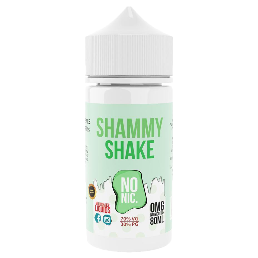 Milkshake E-liquids Shammy Shake 0mg 80ml Shortfill E-Liquid