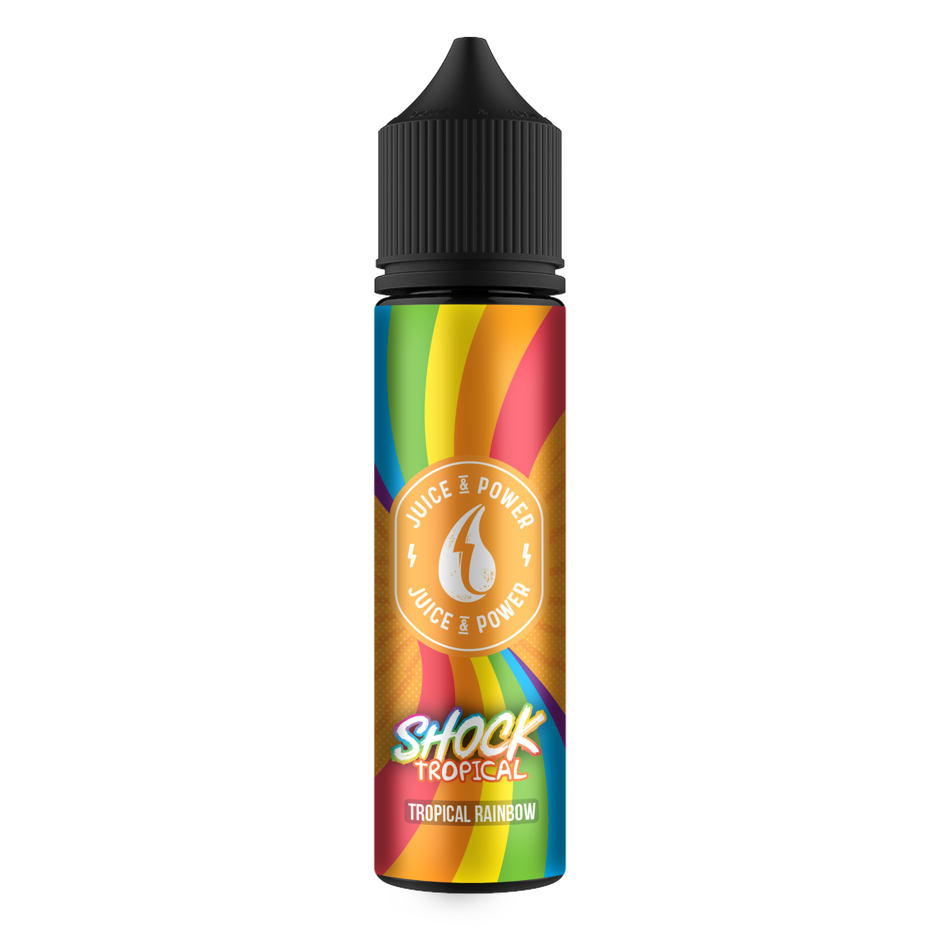 Juice N Power Shock Tropical Rainbow 0mg 50ml Shortfill E-Liquid