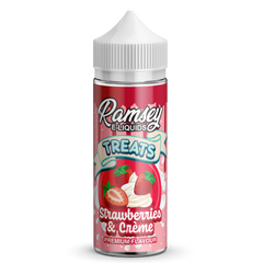 Ramsey E-Liquids Treats Strawberries & Cream 100ml Shortfill