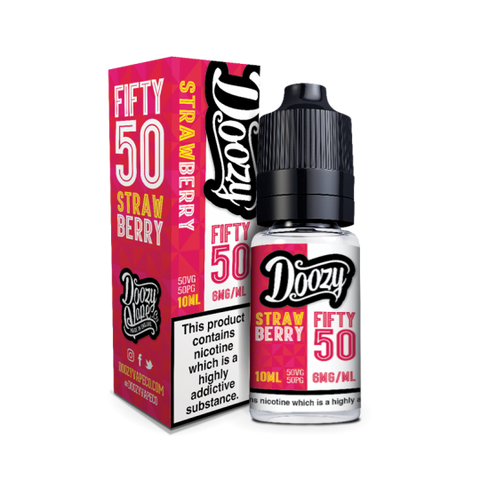 Doozy Vape 50/50 Strawberry 10ml E-Liquid