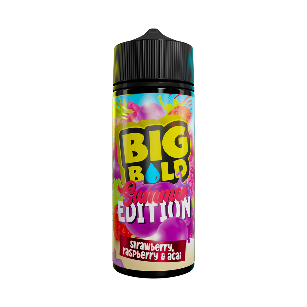 Big Bold Summer Edition Strawberry, Raspberry & Acai 100ml Shortfill