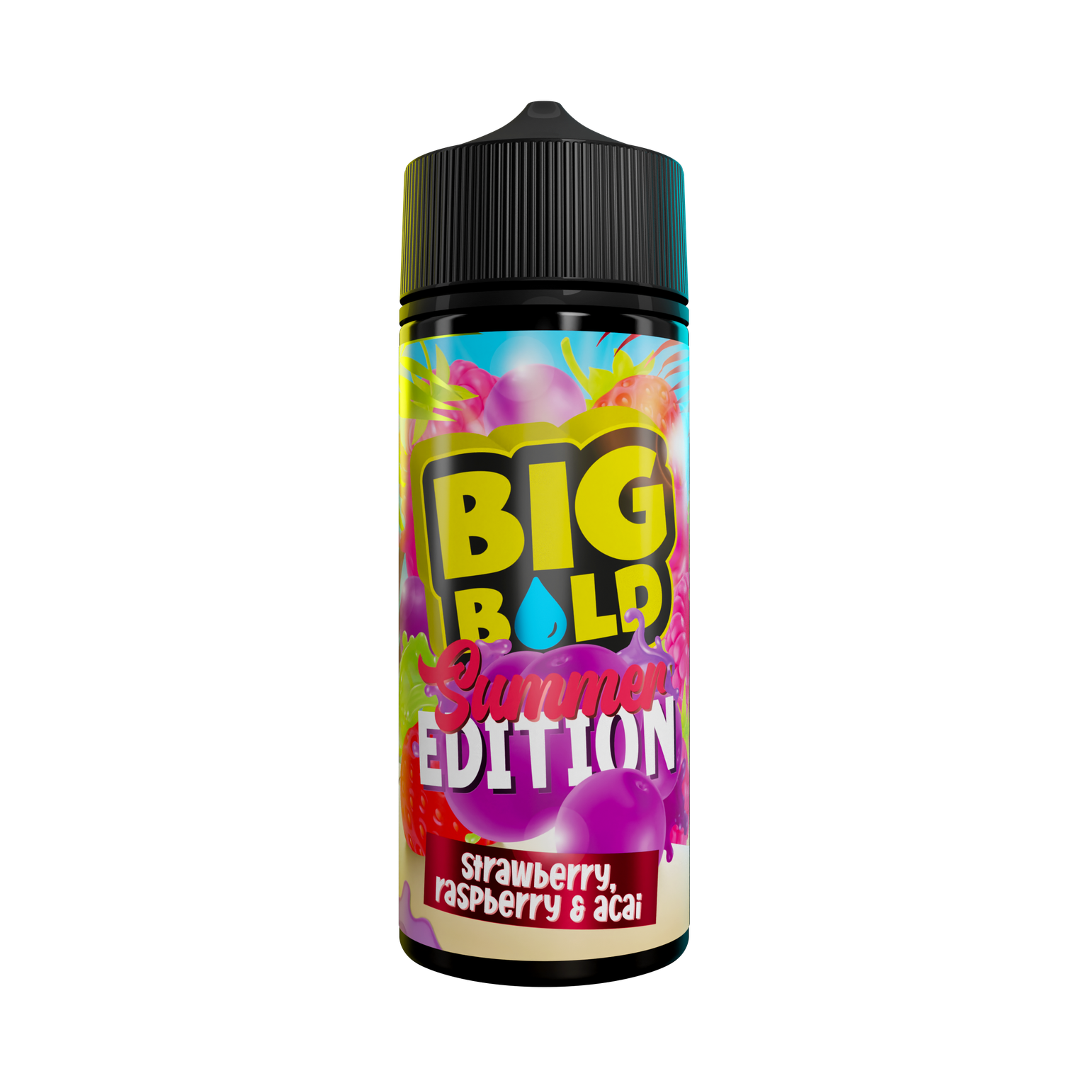 Strawberry, Raspberry & Acai E-Liquid by Big Bold - Shortfills UK