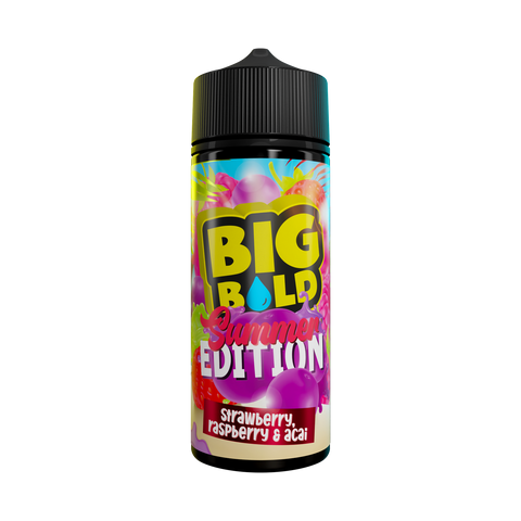 Big Bold Summer Edition Strawberry, Raspberry & Acai 100ml Shortfill