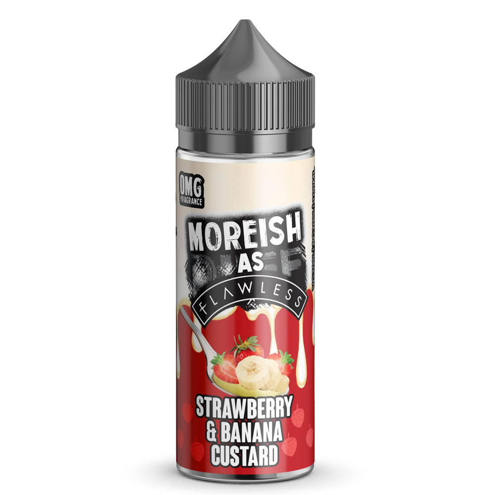 Moreish As Flawless Strawberry Banana Custard 100ml Shortfill