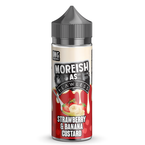 Moreish As Flawless Strawberry Banana Custard 100ml Shortfill