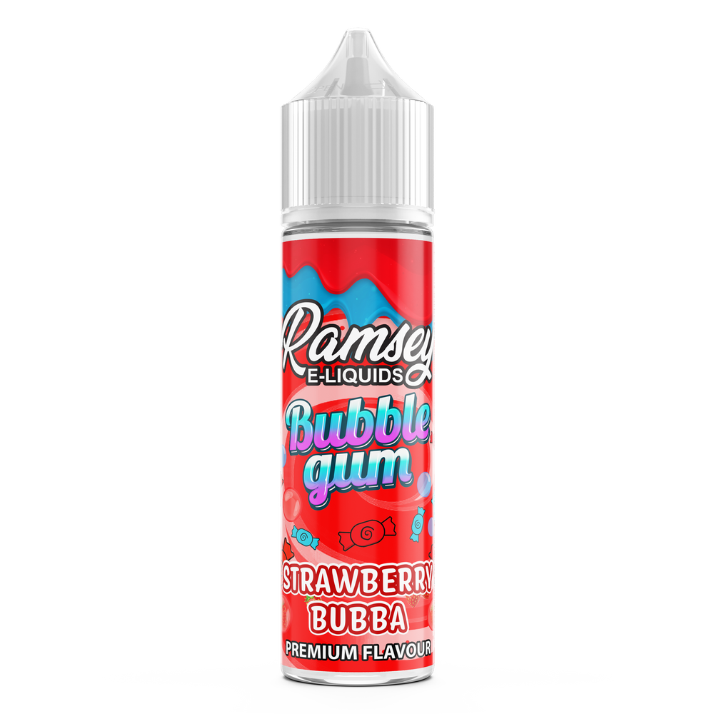 Ramsey E-Liquids Bubblegum Strawberry Bubba 50ml Shortfill