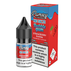 Ramsey E-Liquids Strawberry Bubba 10ml Nic Salt