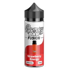 Ramsey Bar Fusion Strawberry Energy 100ml Shortfill