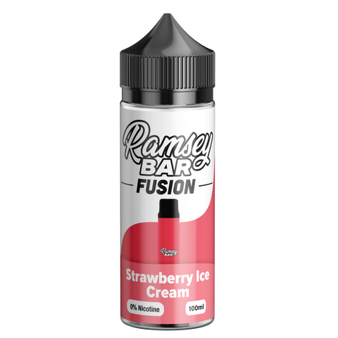 Ramsey Bar Fusion Strawberry Ice Cream 100ml Shortfill