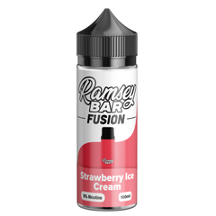 Ramsey Bar Fusion Strawberry Ice Cream 100ml Shortfill