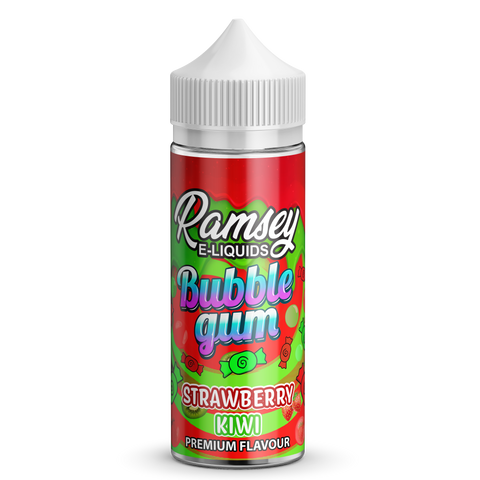 Ramsey E-Liquids Bubblegum Strawberry Kiwi 100ml Shortfill