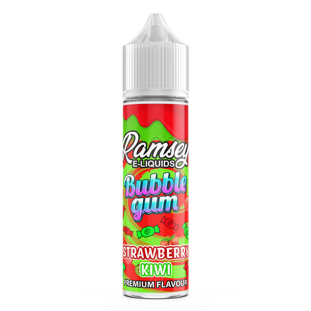Ramsey E-Liquids Bubblegum Strawberry Kiwi 50ml Shortfill