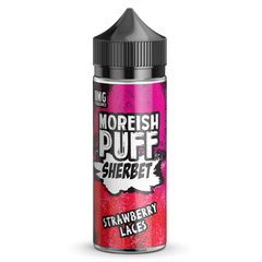 Moreish Puff Sherbet Strawberry Laces 100ml Shortfill