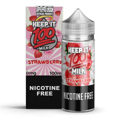 Keep it 100 Strawberry Milk 100ml Shortfill