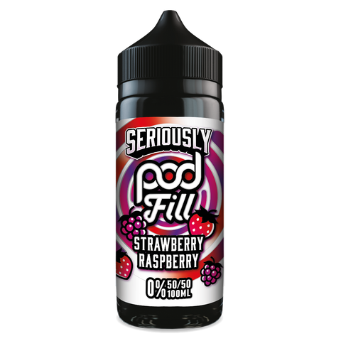 Seriously Pod Fill Strawberry Raspberry 100ml Shortfill