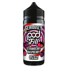 Seriously Pod Fill Strawberry Raspberry 100ml Shortfill