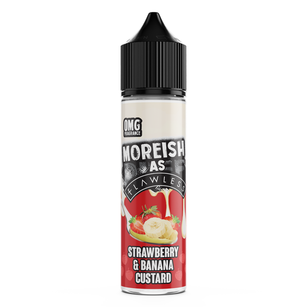 Moreish As Flawless Strawberry Banana Custard 50ml Shortfill