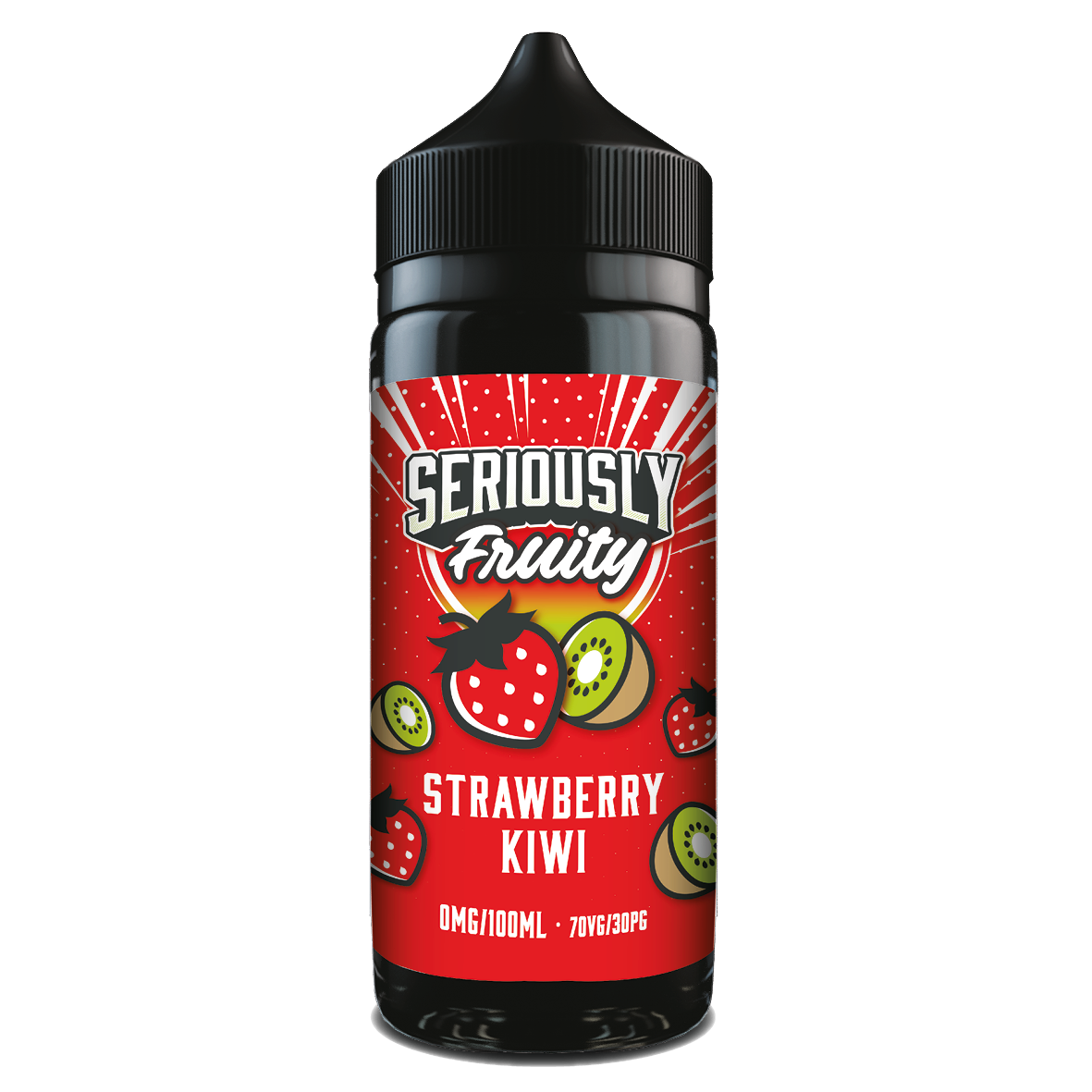 Doozy Vape Seriously Fruity: Strawberry Kiwi 0mg 100ml Shortfill E-Liquid