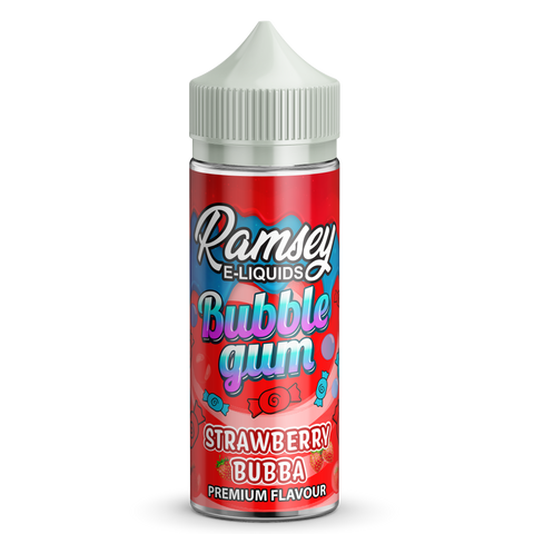 Ramsey E-Liquids Bubblegum Strawberry Bubba 100ml Shortfill