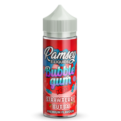 Ramsey E-Liquids Bubblegum Strawberry Bubba 100ml Shortfill