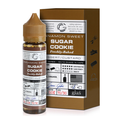Glas Basix Series Cinnamon Sweet Sugar Cookie 0mg 50ml Shortfill E-Liquid