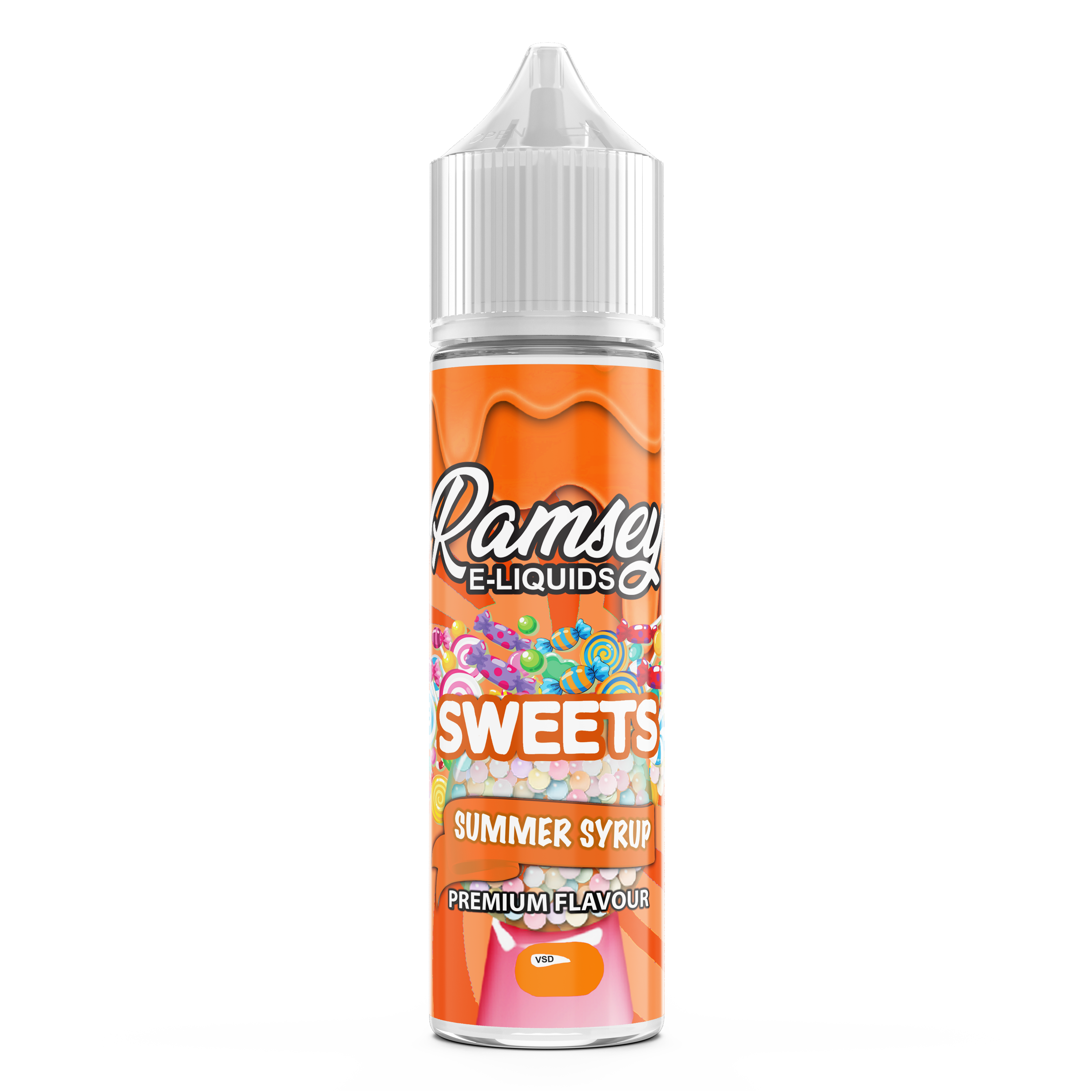 Ramsey E-Liquids Sweets: Summer Syrup 0mg 50ml Shortfill E-Liquid