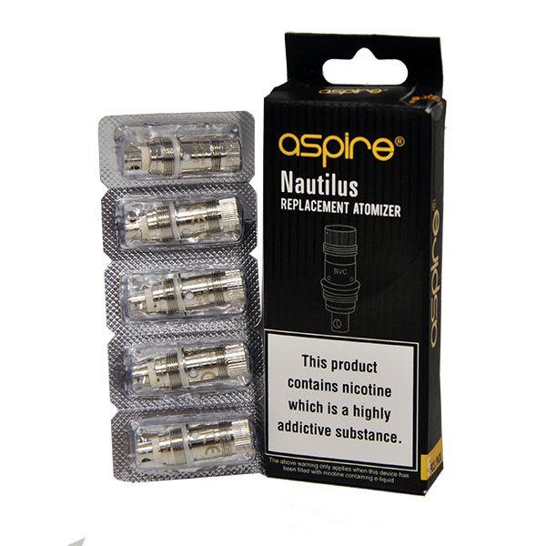 Aspire Nautilus Replacement Atomizer TPD Compliant (5 Pack)