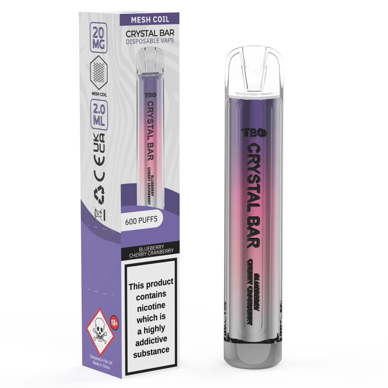 TBO Crystal Bar Disposable Vape Device