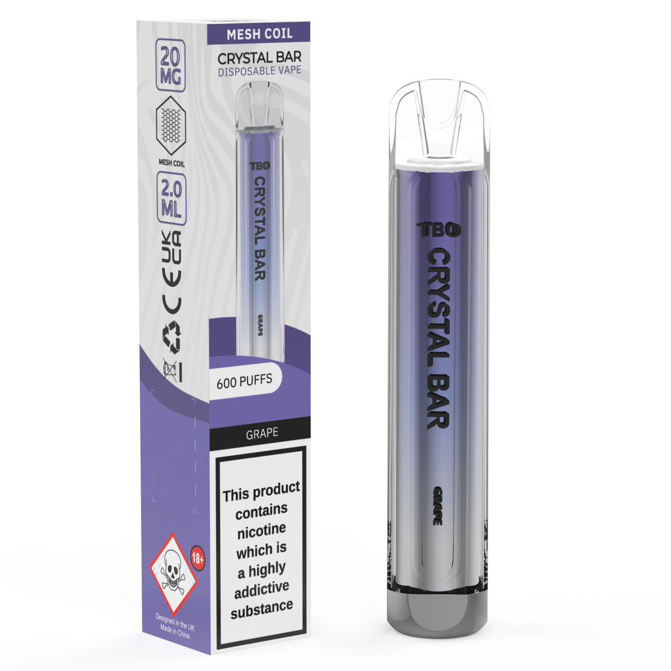 TBO Crystal Bar Disposable Vape Device