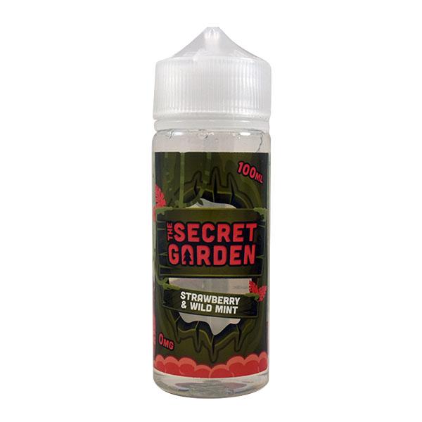 The Secret Garden E-liquid Strawberry & Wild Mint 100ml Shortfill