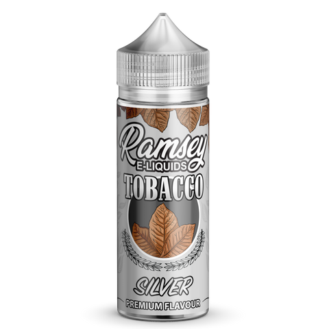 Ramsey E-Liquids Tobacco Silver 100ml Shortfill