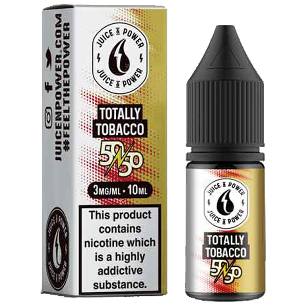 Juice N' Power 50:50 Totally Tobacco 10ml E-Liquid