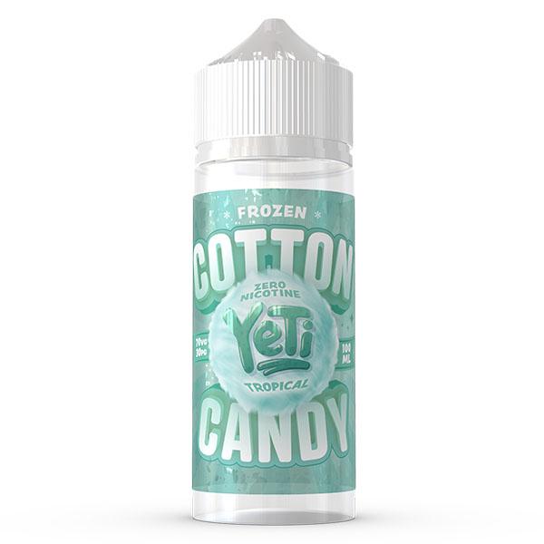 Yeti Cotton Candy: Tropical 0mg 100ml Shortfill E-Liquid